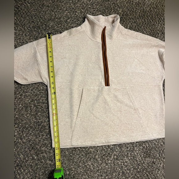 Thread & Supply Women’s Cream Half-Zip - Picture 8 of 10
